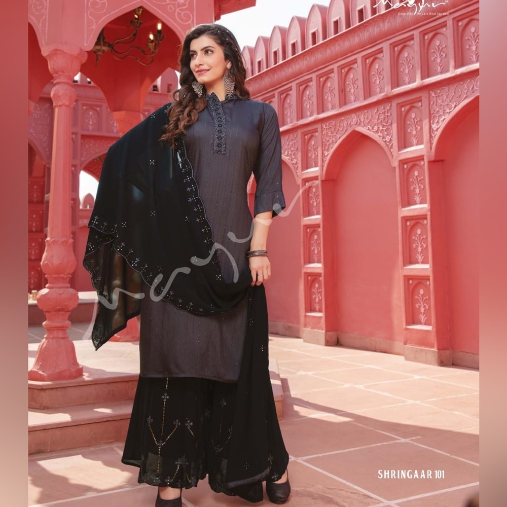 SHRANGAR BY MAYUR GEORGETTE FULL STICHED SALWAR SUITS
